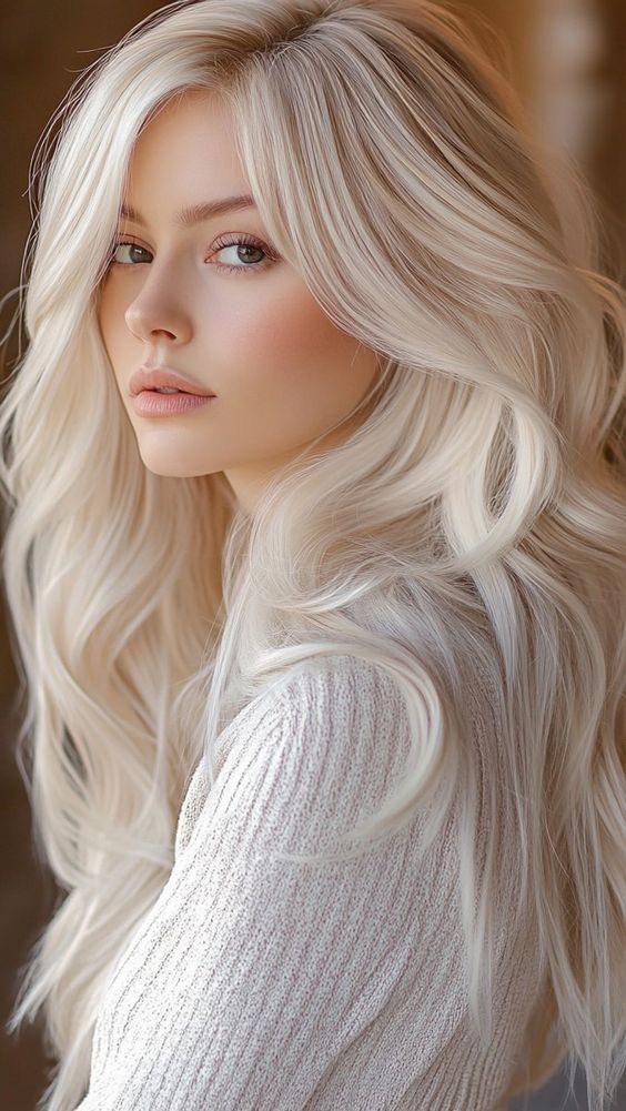 cream blonde hair color 