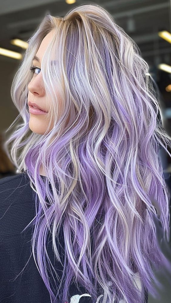 Frosted Hair Color