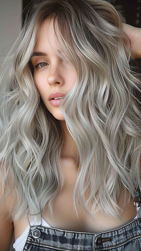 Frosted Hair Color