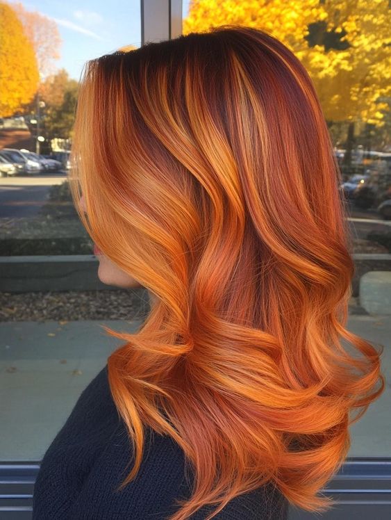  Copper Ombre Hair Color