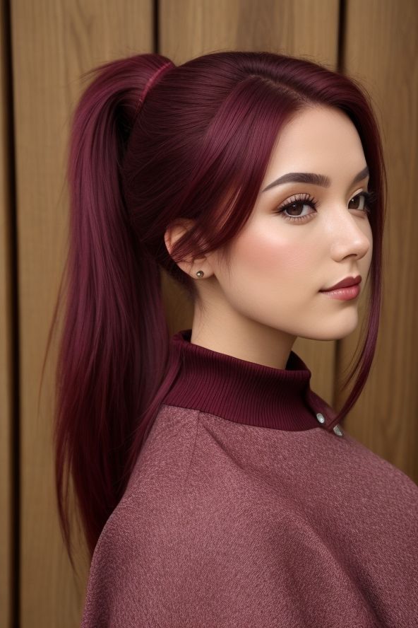 Burgundy Hair Color Trend