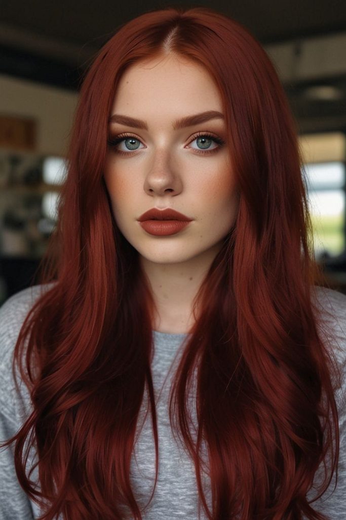 Burgundy Hair Color Trend