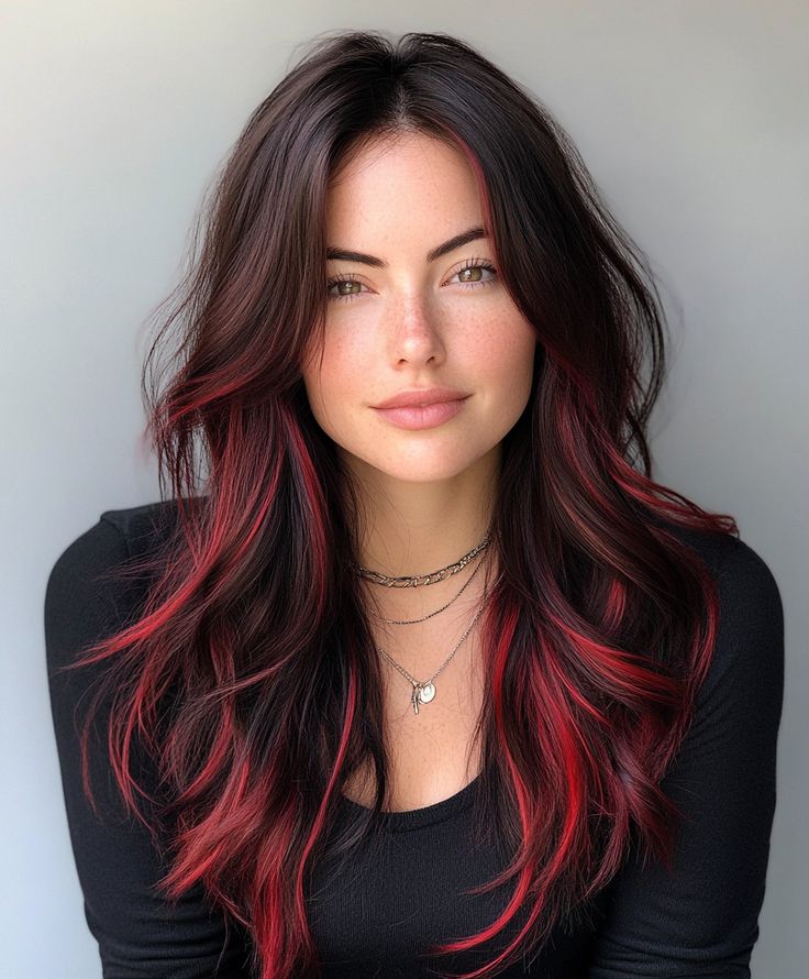 Deep Plum Hair Color