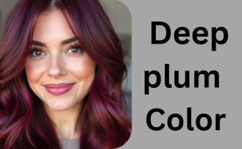 Deep Plum Hair Color