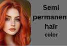 Semi-permanent hair color