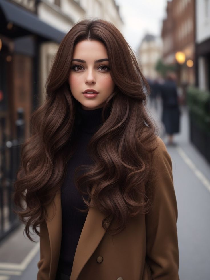 Auburn Cascade Hair Color