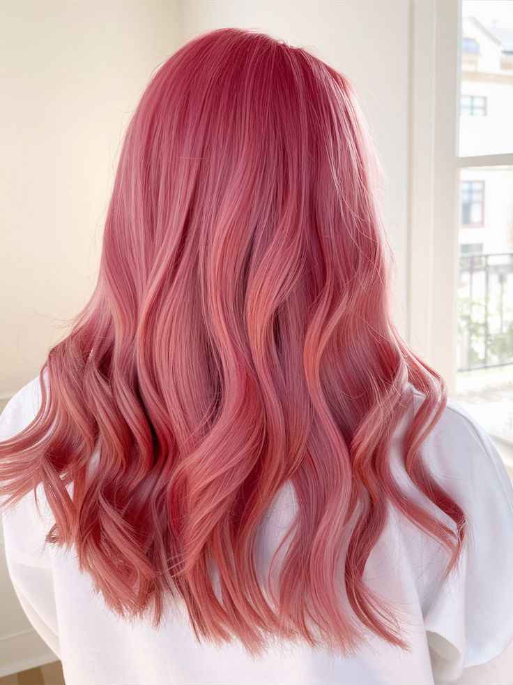 Rose Gold hair color